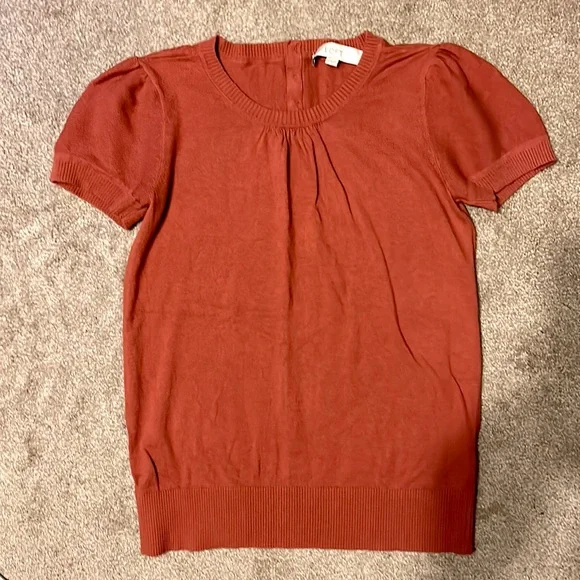 LOFT Cap Sleeve Sweater - Picture 1 of 6